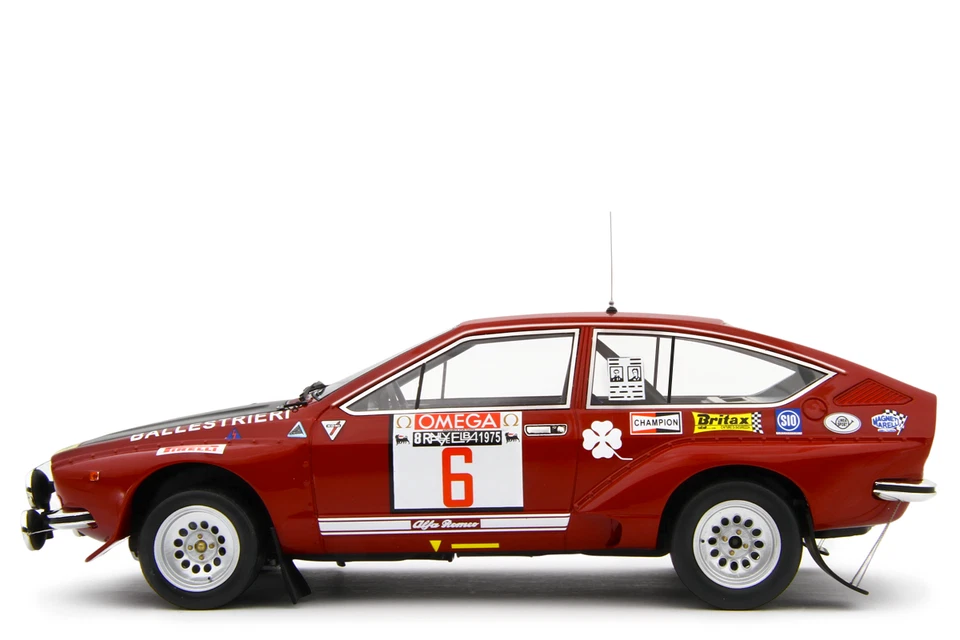 LAUDORACING-MODELS 1:18 Alfa Romeo Alfetta Gr.2 Rally dell'Elba 1975 LM199B - Photo 2/4
