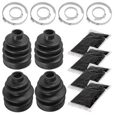 2 Front Inner Outer Axle Cv Boot Kit For Honda Trx450fe Trx450fm 2002 2003 2004