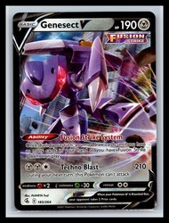 Genesect V 185/264 Fusion Strike Holo Ultra Rare