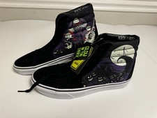 Vans Sk8-Hi Disney Nightmare Before Christmas Jack s Lament Glow Dark M 10.5 W12