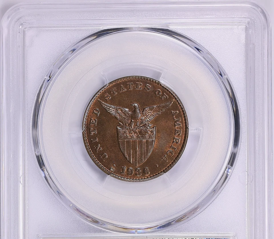 MS63BN 1936-M One Centavo Philippines Only 10 Higher PCGS Take a Close L@@K!!! - Image 3 of 4