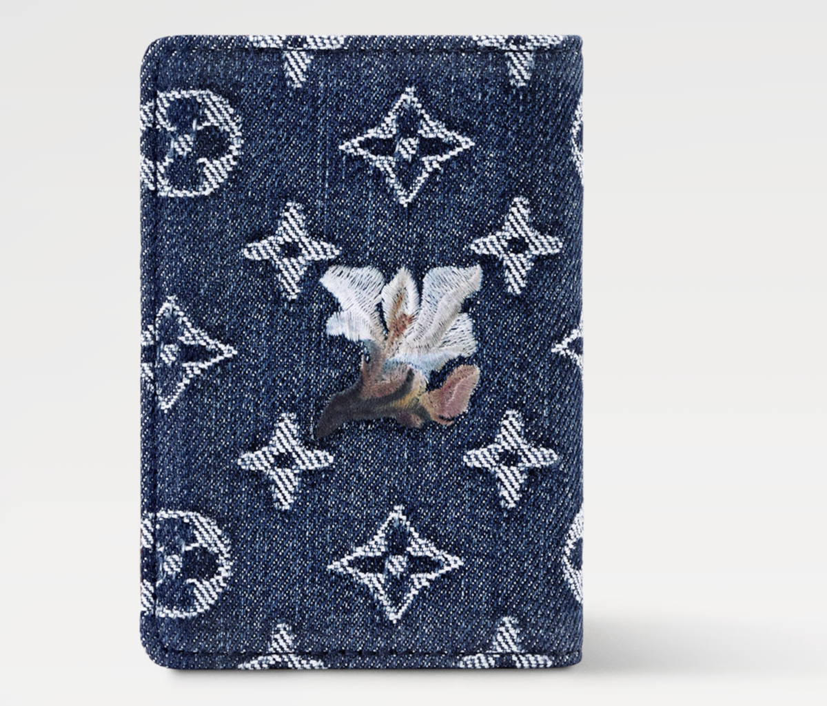 Louis Vuitton Monogram Pocket Organizer Denim Blue M27560