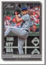 2022 Panini Three and Two #83 Max Scherzer /99 - BB