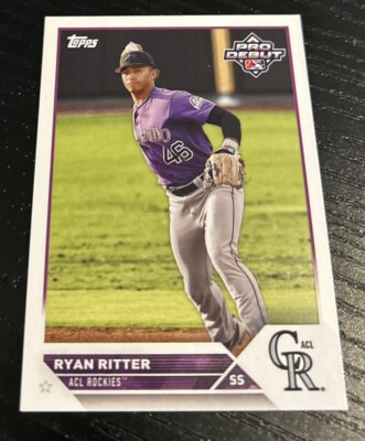 2023 Topps Pro Debut Ryan Ritter #PD-122 | eBay