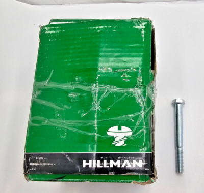 (100PCS) Hillman 200093 5/16 In. x 3 In. Grade 5 Zinc Hex Head Cap Screw