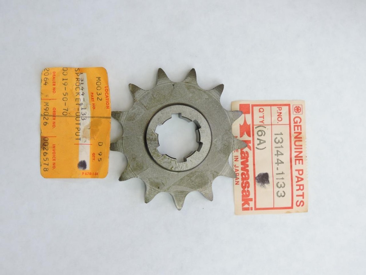 13144-1133 NOS Kawasaki output Sprocket KXT250 Y2222b | eBay