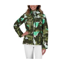 Women's Obermeyer Devon Down Jacket Jasmint Camo size 8