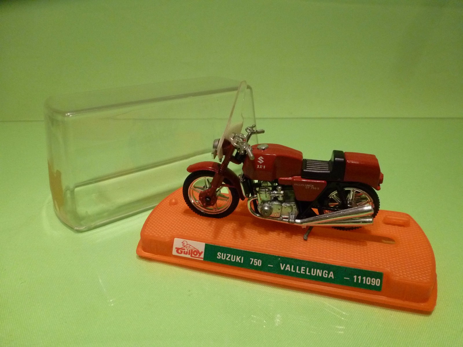 GUILOY 111 MOTORCYCLE SUZUKI VALLELUNGA GT 750 S - RED 1:24? - GOOD IN ...