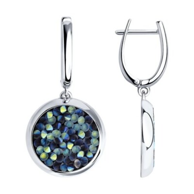 Ohrringe mit Kristallen von Swarovski 925 Sterlingsilber Neu Eliteschmuck