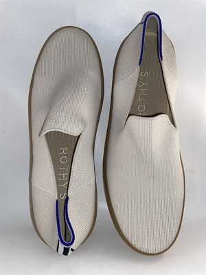 Rothy's Sneakers Slip On Light Beige Women's Shoes Size 9 New 