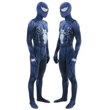 Upgraded Venom Spider-Man Jumpsuit Spiderman Cosplay Costume Bodysuit Halloween