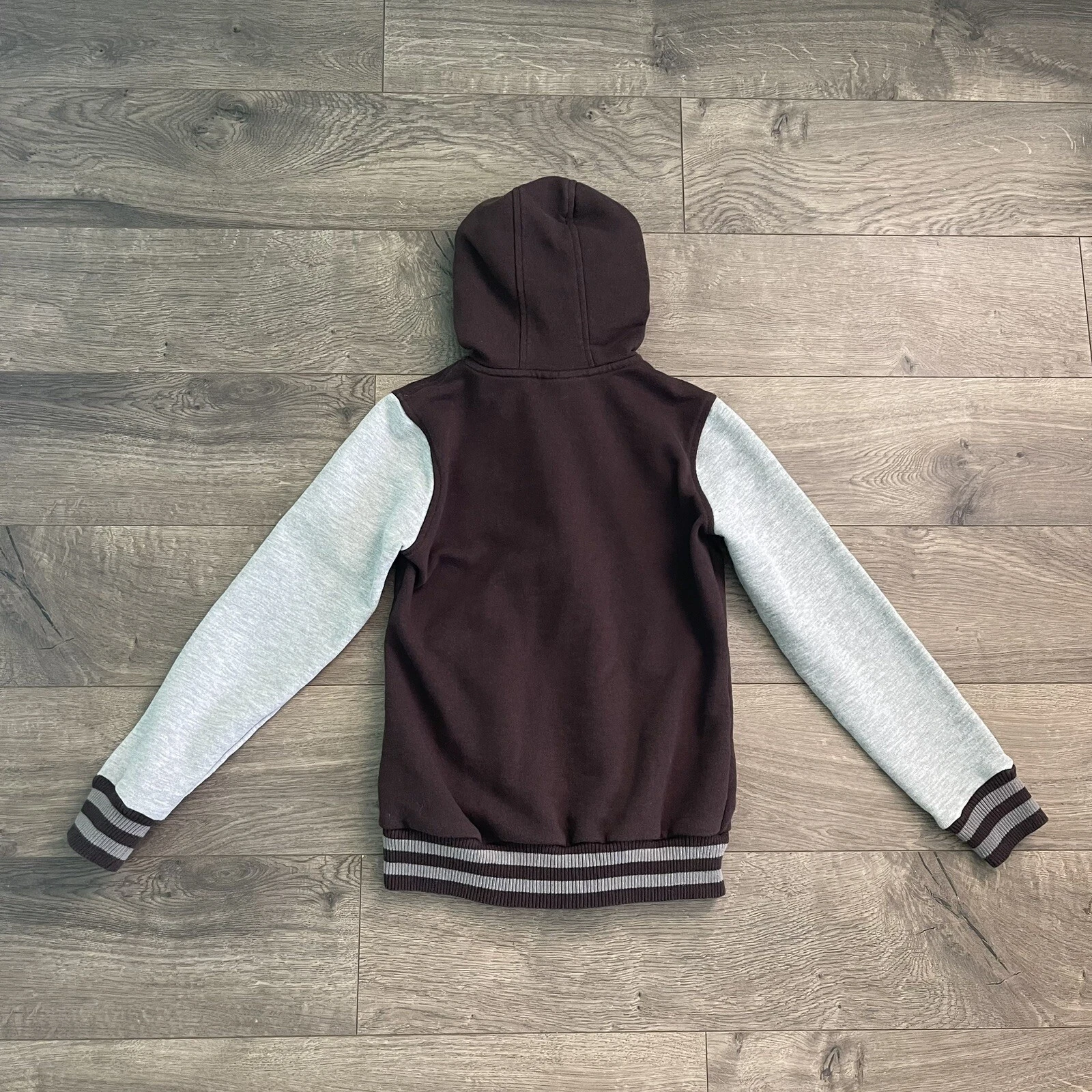 VETEMENTS Felpa con cappuccio e zip intera NFL Team Apparel Cleveland Browns ragazza media 10 12