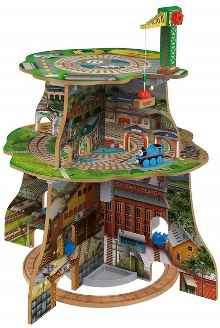 thomas & friends wooden railway up & around adventure tower