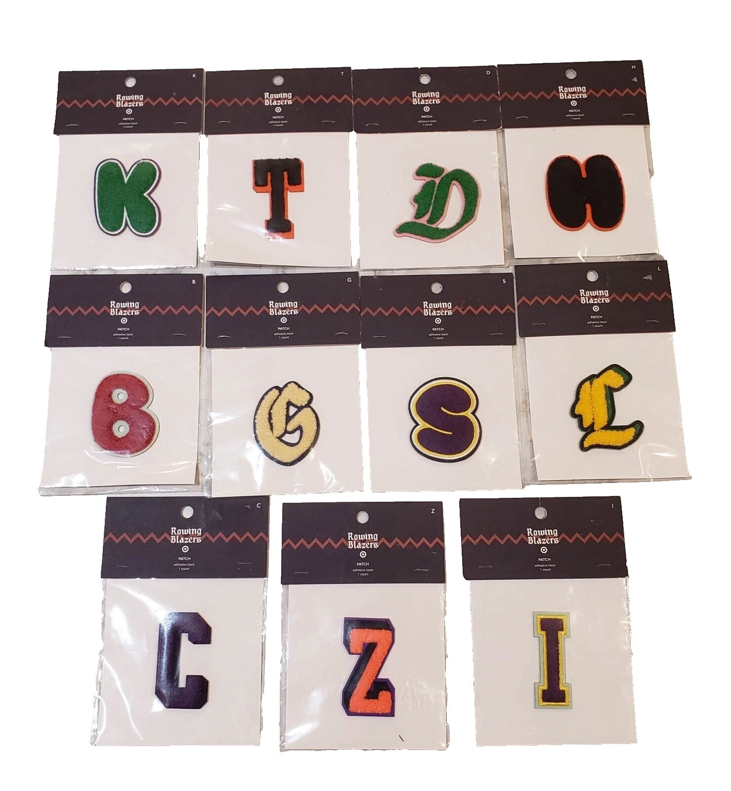 Apparel-Coat/Jacket Letters, Numbers & Words Sewing Patches