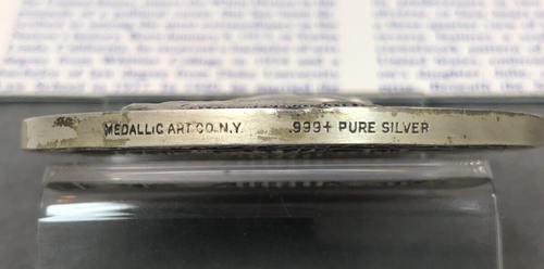 Richard Nixon 1969 Official Inaugural 999 Silver Medal 63mm - Bild 4 von 6