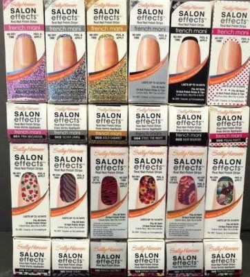  Sally Hansen Salon Effects Real Nail Polish Strips - choose selection 