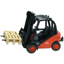 Bruder Linde Fork Lift H30D w/2 Pallets 02511