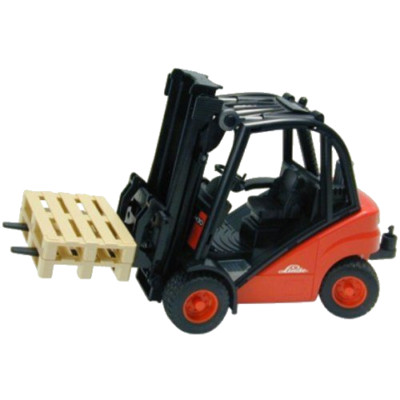 Bruder Linde Fork Lift H30D w/2 Pallets 02511