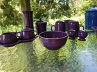 BISTRO small BOWL mulberry purple HOMER LAUGHLIN FIESTA 22 OZ. NEW
