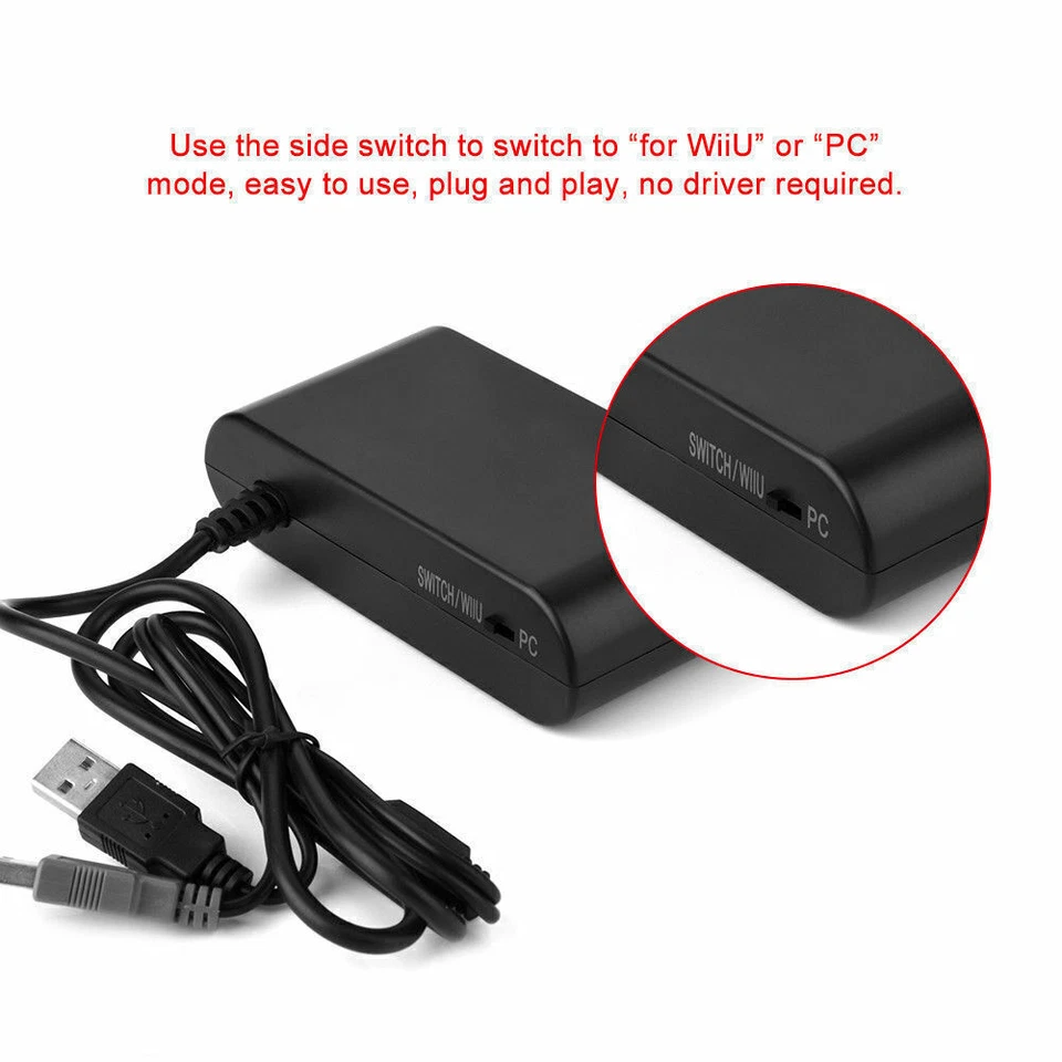 4-Port Controller Adapter for Nintendo GameCube to Switch & Wii U & PC - Image 4 of 4