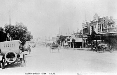 Murray Street Colac Colac Victoria ca 1925 OLD PHOTO