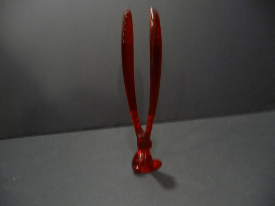 复古 KOZIOL 免费立式 EASTER BUNNY TONGS 非常罕见 W@W — 第 3/4 张图片