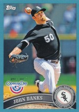 John Danks 2011 Topps Opening Day Blue #121 Chicago White Sox  /2011