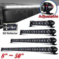 8142032384450 Single Row Led Work Light Bar For Car 4wd Suv Offroad Truck