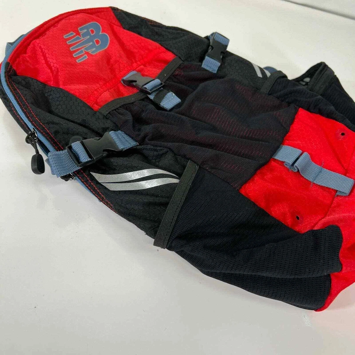 New Balance Unisex Endurance Running Backpack Red Black Color