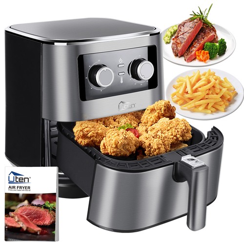 Uten 5.5L Air Fryer Frying Chips Oil Free Low Fat Healthy Cooker Family Size XL eBay