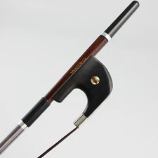 VingoBow IPE German Double Bass Bow Stronger than Pernambuco With Black Hair