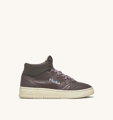 Autry Mid Stiefeletten Sneakers Medalist Aus Ziegenleder Mauve Lila Aumw GG38