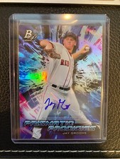 2018 bowman platinum prismatic prodigies Jay Groome auto #d/50