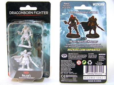 WZK90302 - D&D Nolzur's Marvelous - Unpainted - Dragonborn Fighter Female