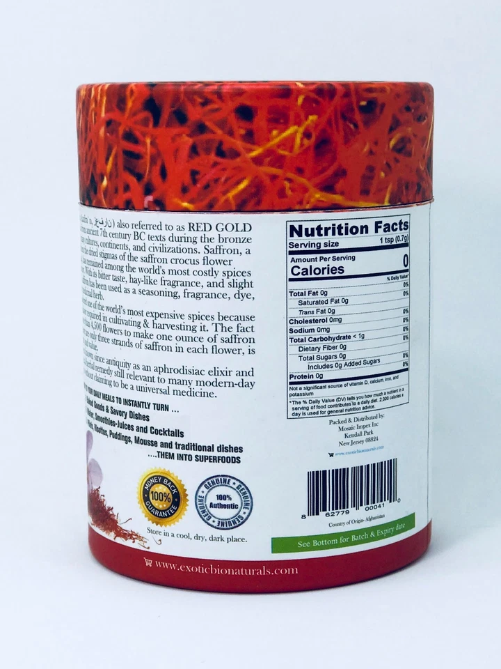 SAFFRON :GENUINE GRADE A+, ORGANICALLY GROWN SUPER NEGIN ( Directly from farmer) - Image 4 of 4