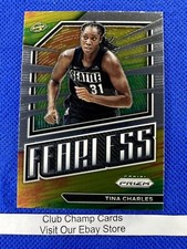 2023 #12 Tina Charles WNBA Panini Prizm Basketball Fearless Insert Storm