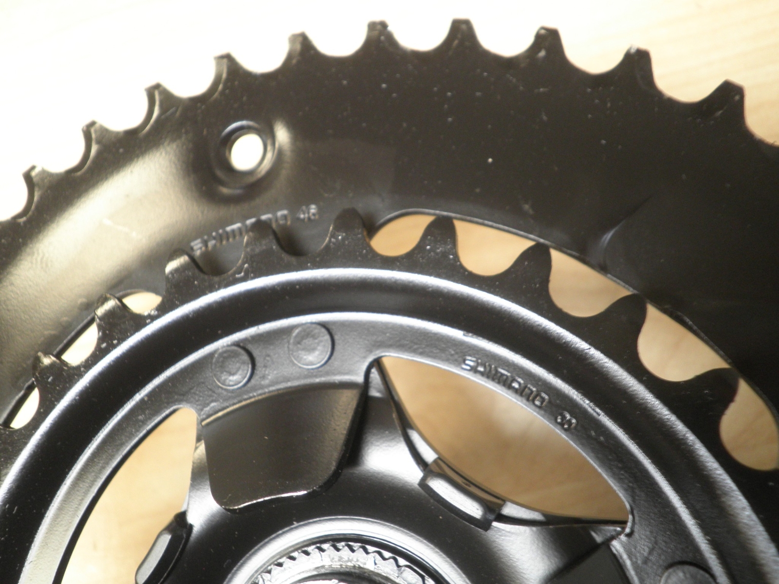 SHIMANO BLACK 2-SPEED 30-46 175mm FC-TY501 BICYCLE CRANK BIKE PARTS 5-4
