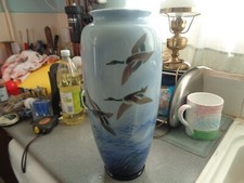 Falcon Ware "Misty Morn" vase, 15" high.