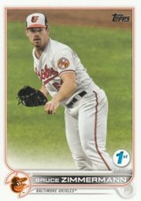 BRUCE ZIMMERMANN TOPPS FIRST 1ST EDITION BASE BALTIMORE ORIOLES #157 2022 22