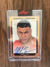 2021 Leaf- Art of Sport- Mike Tyson- Auto Autograph- 4/20