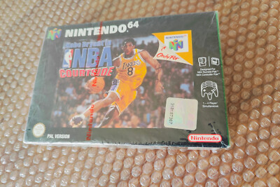 Kobe Bryant NBA Courtside Red Strip Sealed Retro Gaming