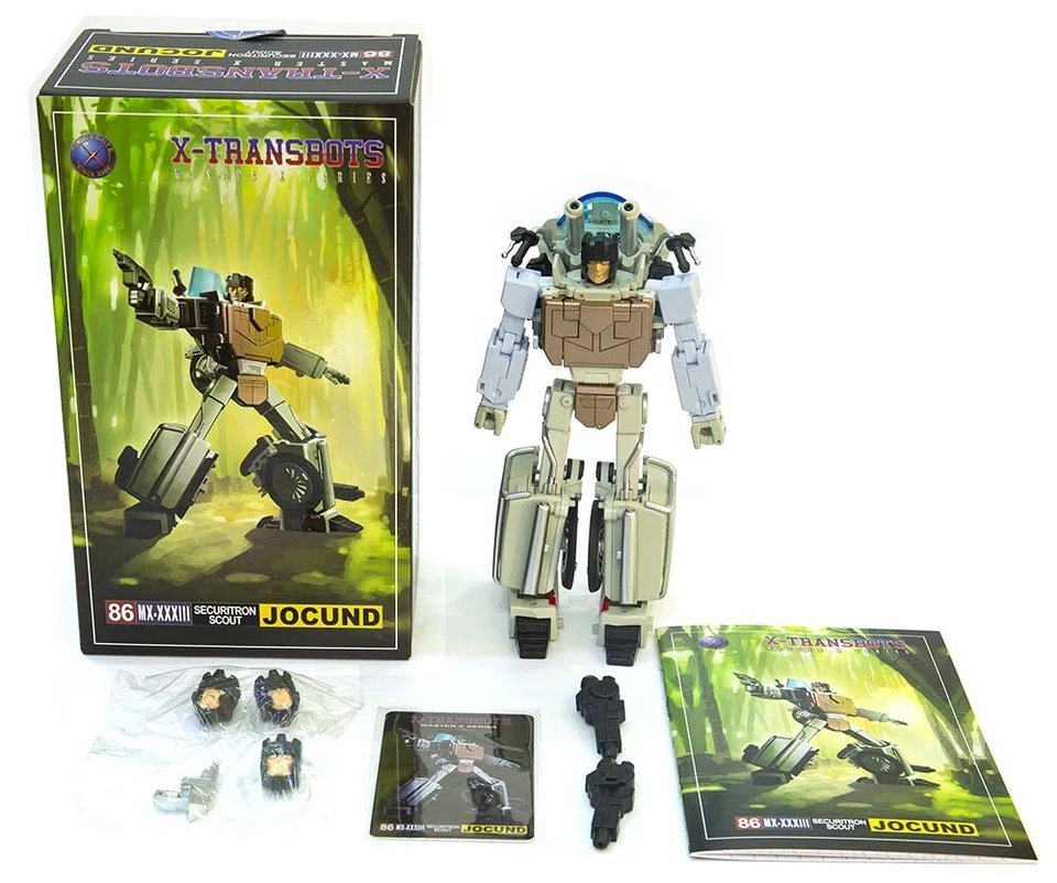 X-Transbots Defensor MX-33 MX33 Groove Jocund Action Figure toy in stock - Image 2 of 4