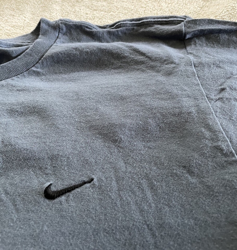 Vintage Nike Blue Swoosh Short Sleeve Shirt Size Large Women’s eBay