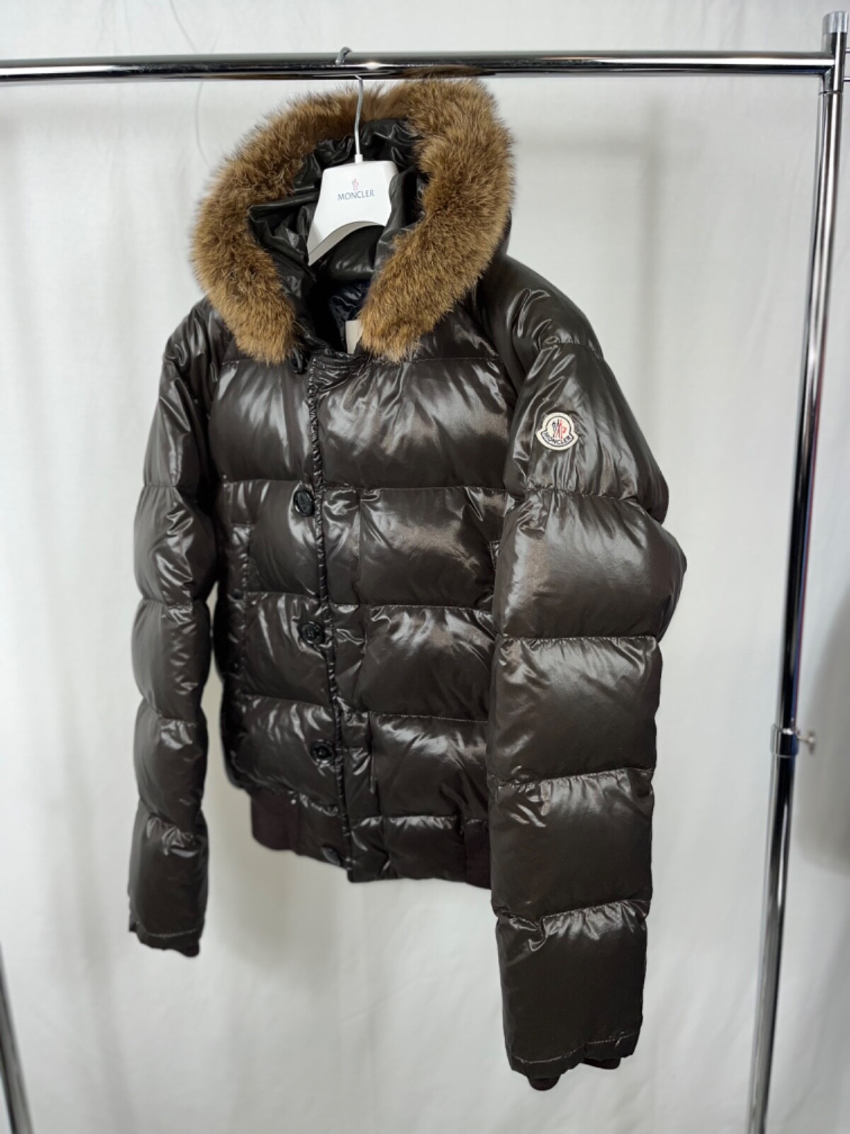 Moncler jacket Bulgare size 3 brown | eBay