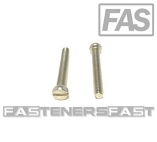 10 M6-1.0 X45 Stainless Steel Slotted Cheese Head Machine Screw Din84 A2 M6x45 10 M6-1.0 X45 Stainless Steel Slotted Cheese Head Machine Screw Din84 A2 M6x45