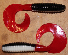 50 pack 5" Fat Grub Bass Plastic Worm Checkers Bulk Bag Jig Trailer