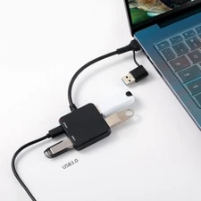 USB C HUB 4 in 1 USB C/USB Adapter Docking Station with 2xUSB2.0+USB3.0+1xType C