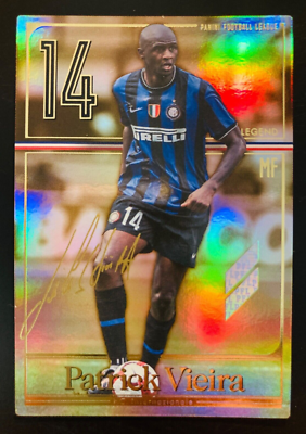 2014 Panini Football Patrick Vieira Legend Inter Milan gold