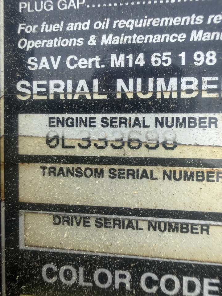 Mercruiser  5.7 Marine VORTEC ENGINE parts  clean tbi fuel injected  MOTOR parts - Image 3 of 4