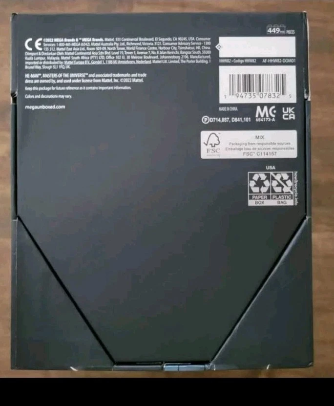 MEGA Masters of the Universe MOTU By the Power of Grayskull Set SDCC 2022  - Image 4 of 4